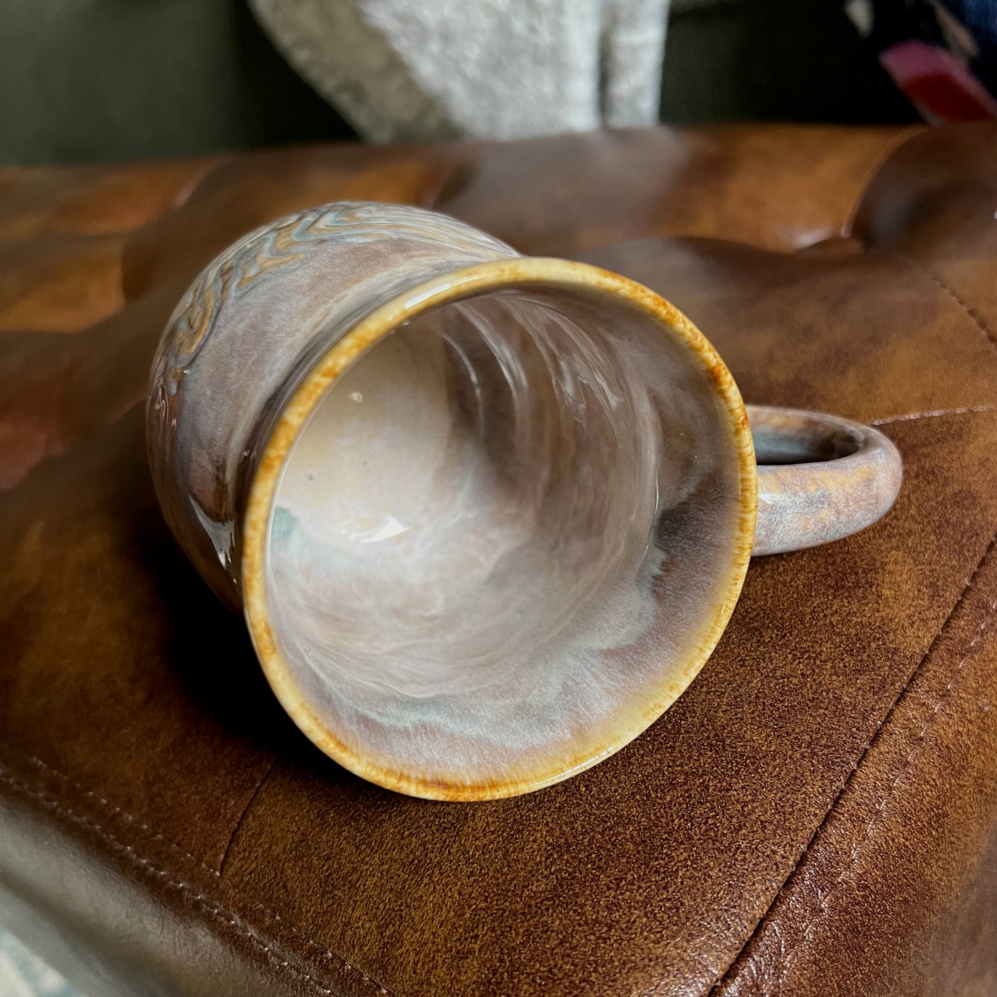 Squiggle Carved Mug