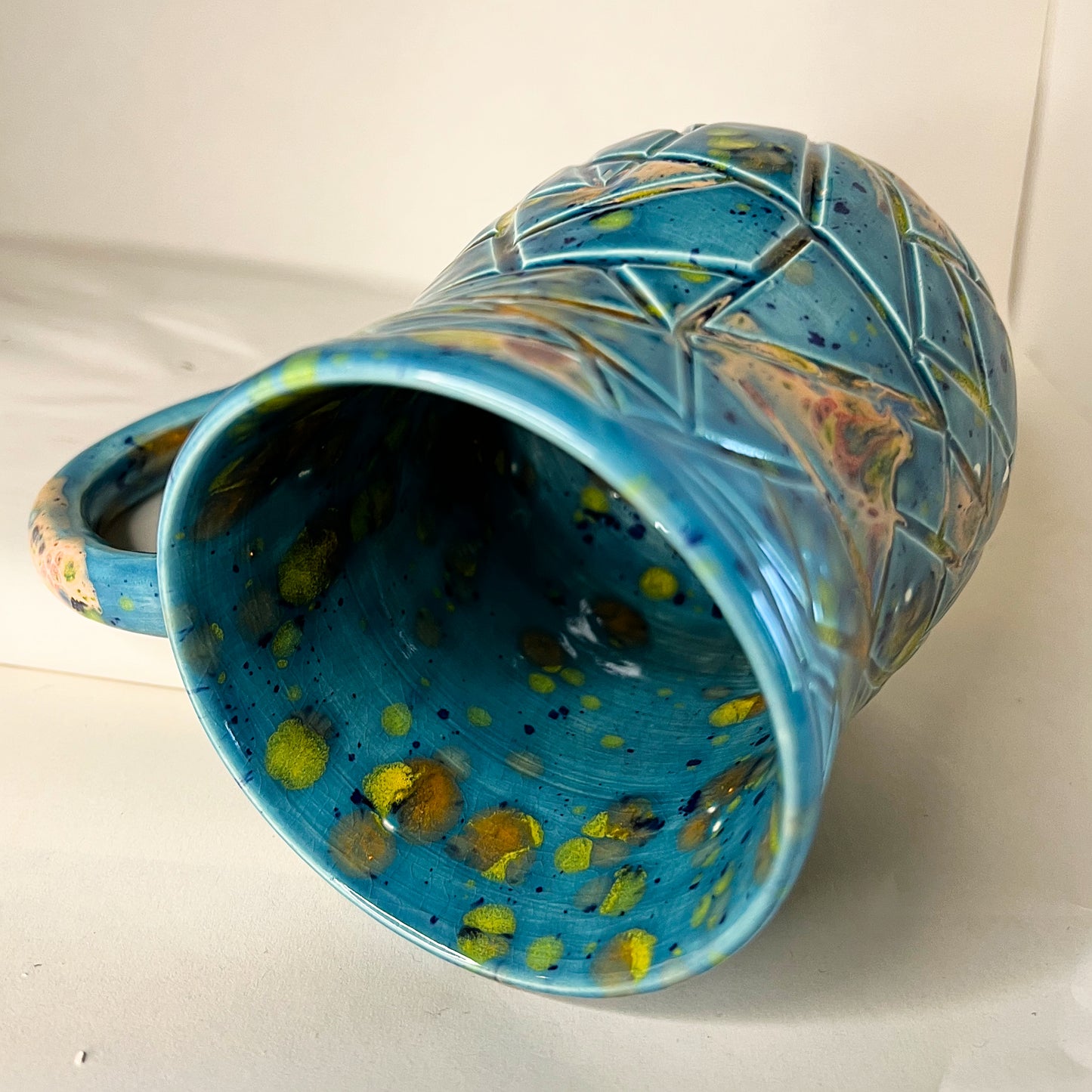 Geometric Koi Pond Mug