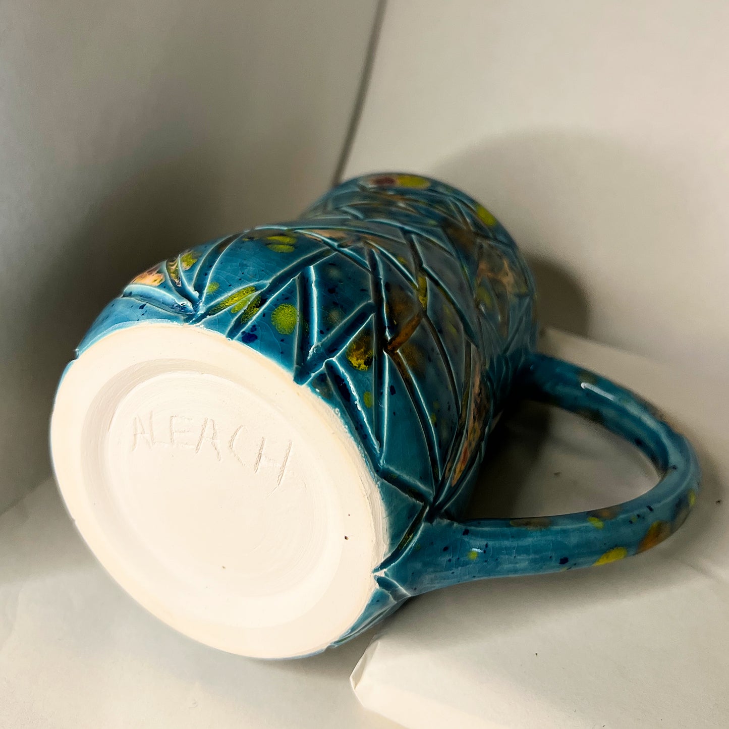 Geometric Koi Pond Mug
