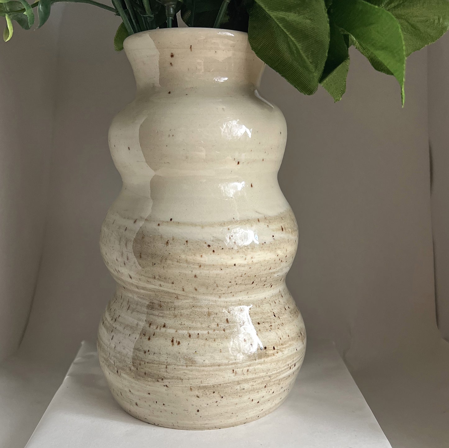 Mixed Clay Bubble Vase