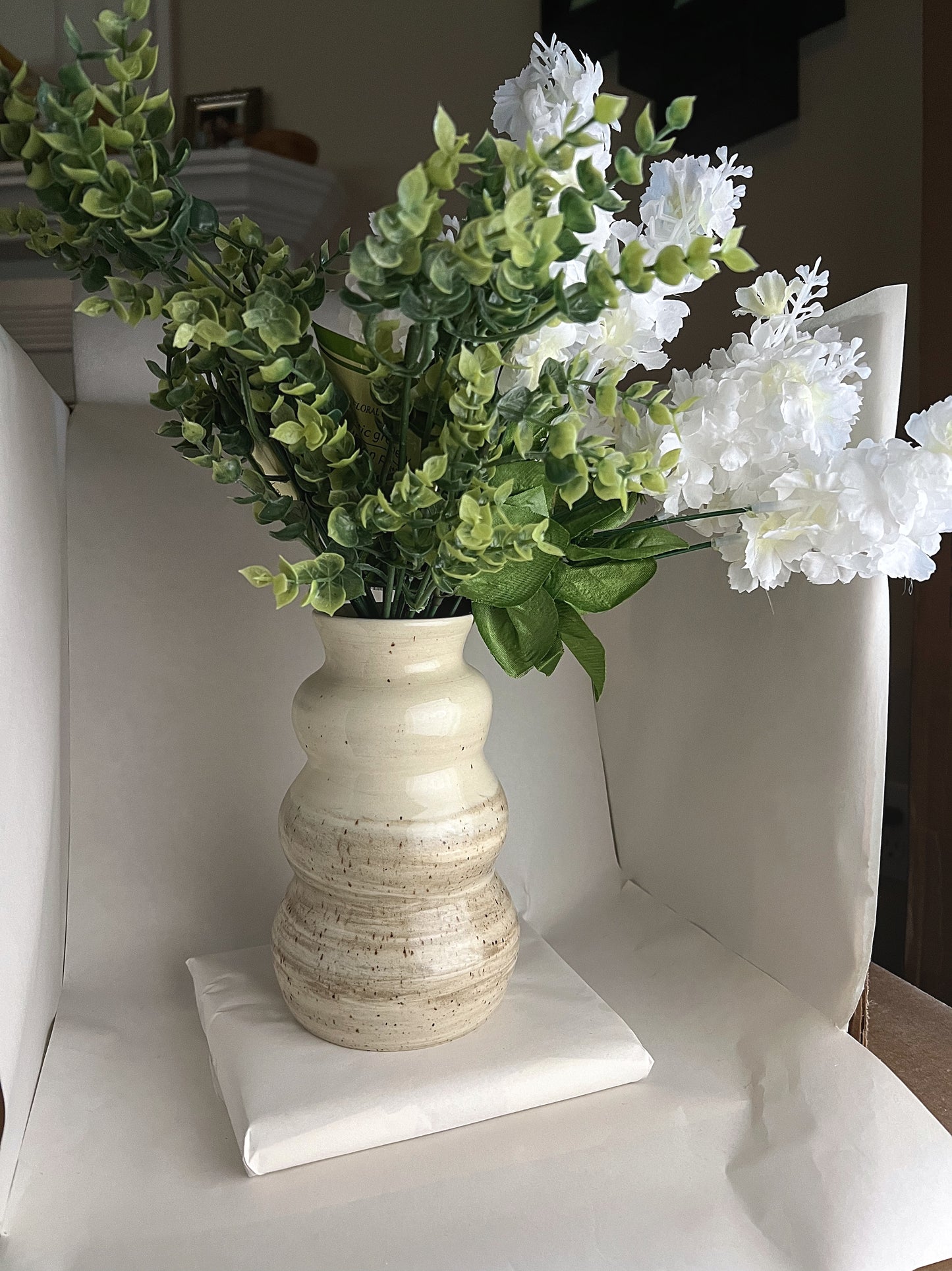 Mixed Clay Bubble Vase