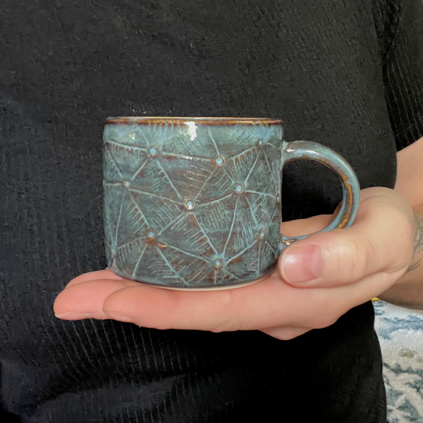 Dots and Lines Espresso Mug