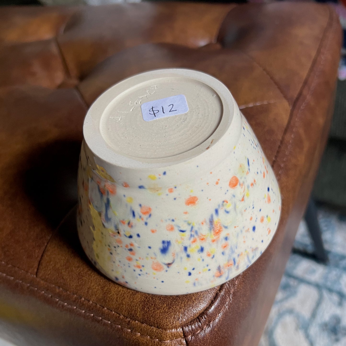 Speckled Sprinkle Ice Cream Bowl