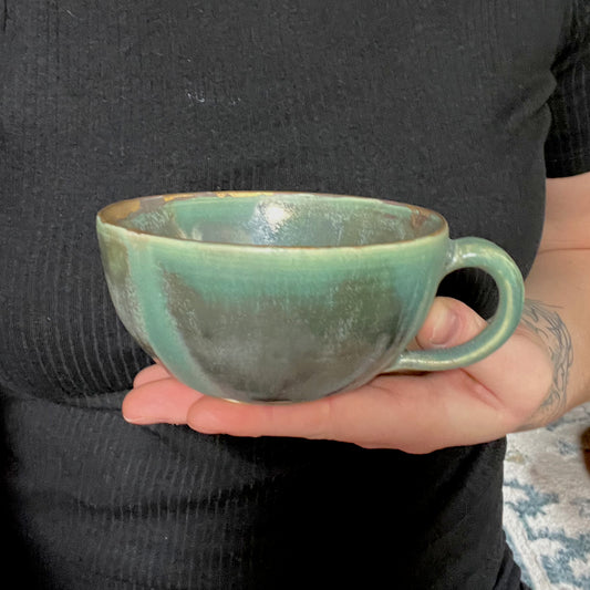 Teal Latte Mug