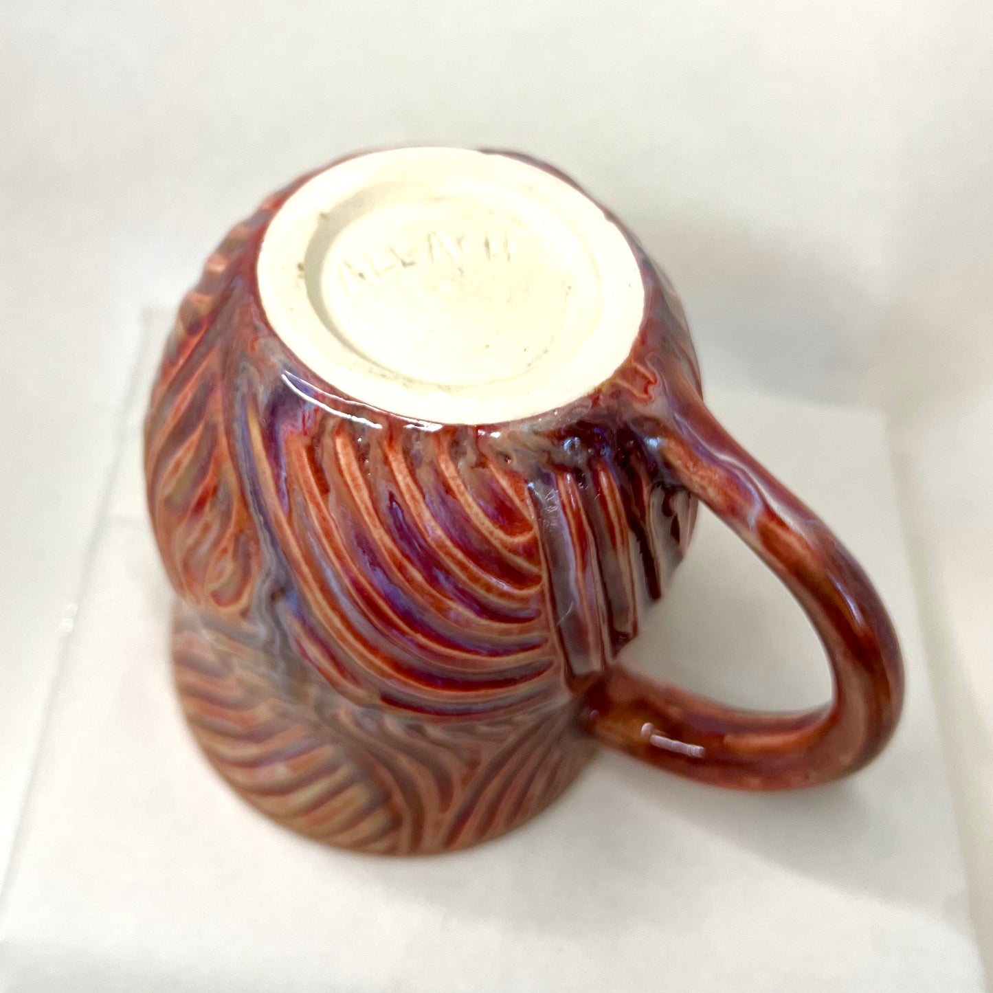 Carved Crackle Melt Mug