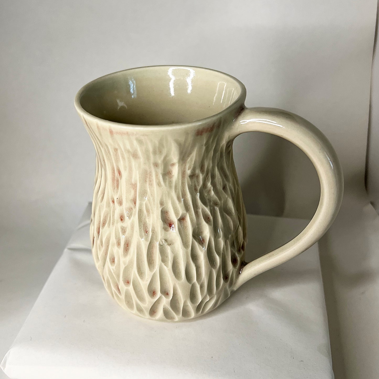 Carved Bone Mug