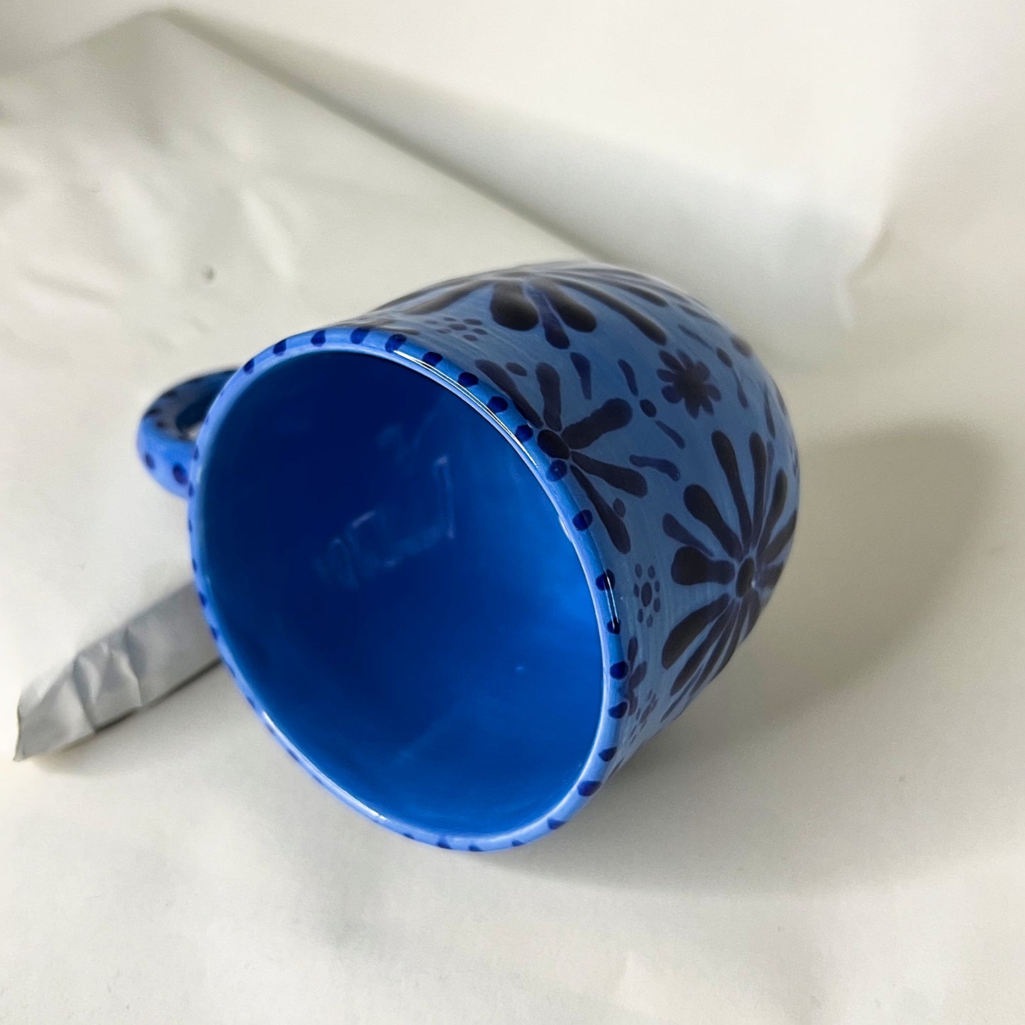 Blue Talavera Inspired Teacup