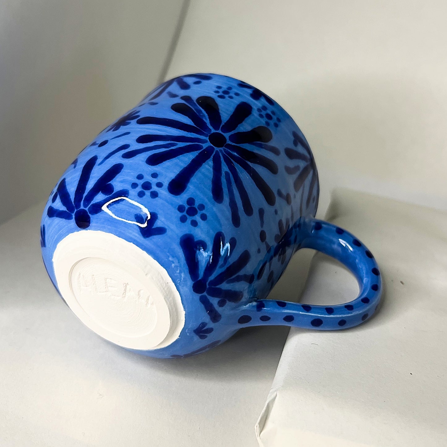 Blue Talavera Inspired Teacup