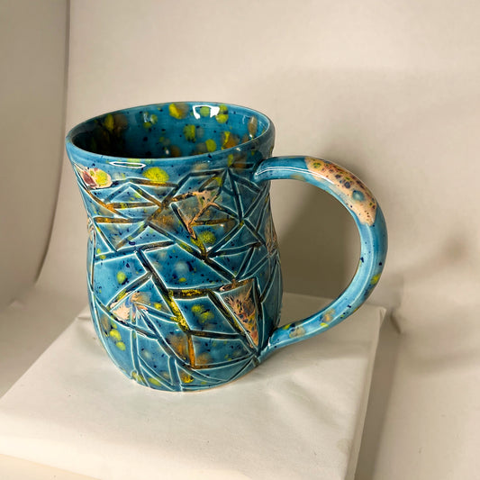 Geometric Koi Pond Mug
